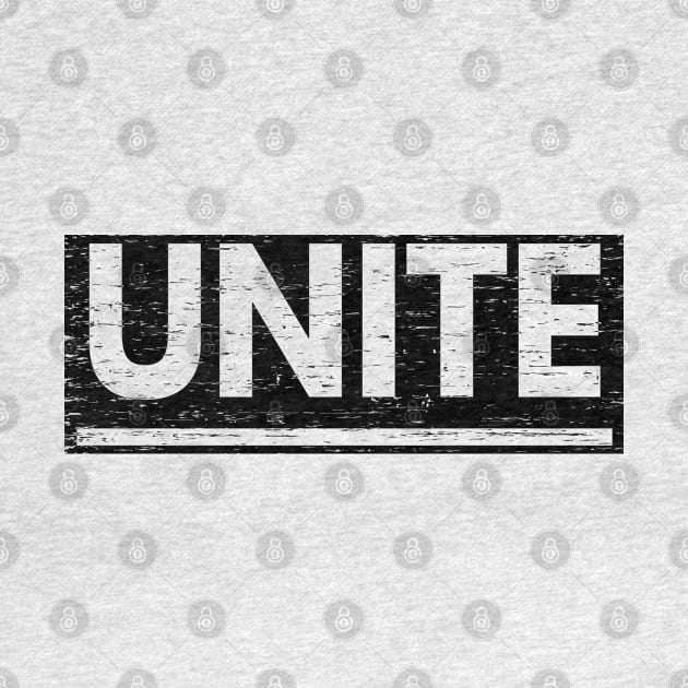 Unite! Typography Black by ebayson74@gmail.com